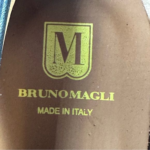 Bruno Magli Men\'s Black Leather Ricci Penny Loafer. Sz: 9 main image 4